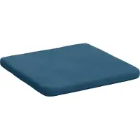 vidaXL Zitkussens 4 st Fluweel Blauw 40 x 40 x 3 cm