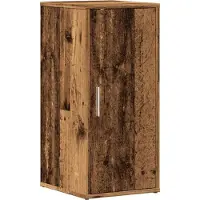 vidaXL Schoenenkast 32x35x70 cm bewerkt hout oud houtkleurig