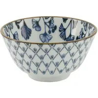 Tokyo Design Studio Flora Japonica Rijstkom 30 Cl Maple - Serveerkommen Porselein Blue - 16697