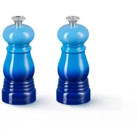 Le Creuset zout- en peperset 11 cm Azure blue