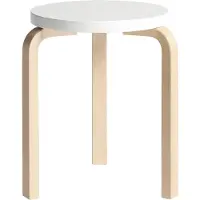 Artek Stool 60 Birch | White