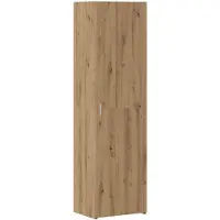 vidaXL Dressoir 2 st Artisan Eiken 50 x 41 x 225 cm