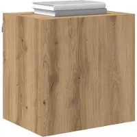 vidaXL TV Wandkast 40,5x30x40cm Artisan Eiken Bewerkt hout