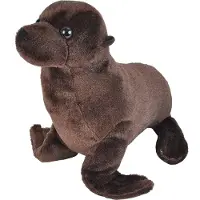 Wild republic Mini Sea Lion Plush Grijs