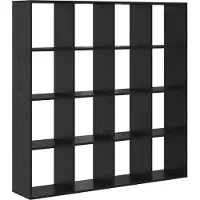 vidaXL Boekenkast 16-laags 137,5 x 29 x 137,5 cm Bewerkt hout