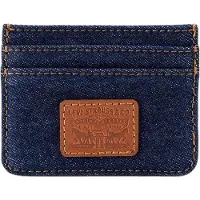 Levi's Etui 'Denim Card Holder' blauw denim / bruin