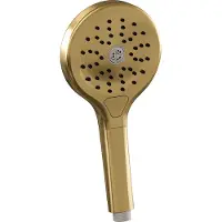 Brauer 3-Standen handdouche goud geborsteld PVD
