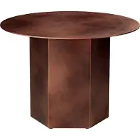 Gubi Epic Salontafel Ø60 cm | Earthy Red Steel