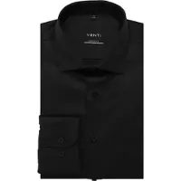 Casa Moda Venti overhemd zwart strijkvrij