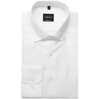 Venti Comfort Fit Overhemd wit, Effen