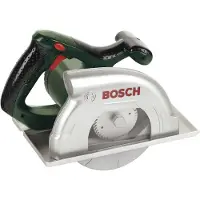 Theo Klein Toys Bosch mini speelgoed cirkelzaag - 23x16x14,5 cm - incl. een zaagblad dat ronddraait, licht- en geluidseffecten - groen