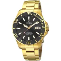 Festina Analoog horloge 'Automatico' zwart