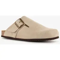 Hush puppies suede dames clogs taupe maat 37
