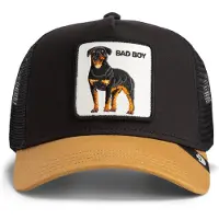 GOORIN BROS. Pet 'Gorra goorin negra/tostada rottweiller bad boy voi17 trucker cap' camel