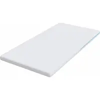 vidaXL Matras Topper Wit 120 x 200 cm Jacquard stof