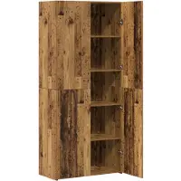 vidaXL Highboard Oudhout 80 x 42 x 185 cm
