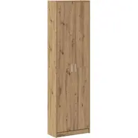 vidaXL Kledingkast Artisan Eiken 55 x 25 x 189 cm Bewerkt hout