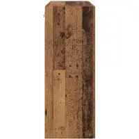 vidaXL Wandgemonteerde Kasten 2 st Oud hout 69,5 x 34 x 90 cm