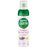 Happy Earth 100% Natuurlijke Body Deo Spray Lavender Ylang 100 Ml
