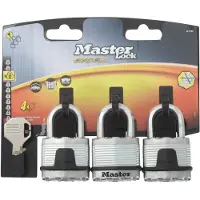 Master Lock M1EURTRI Hangslot Excell Gelamineerd staal - set van 3 - 45mm breed