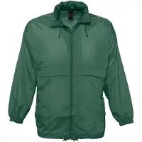 Sols Unisex Surf Windbreaker Lichtgewicht Jasje (Bosgroen)