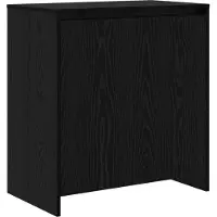 vidaXL Dressoir 3 st Zwart Eiken 70 x 41 x 75 cm Bewerkt hout