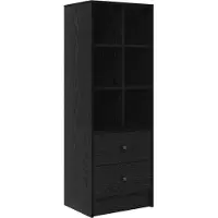 vidaXL Highboard met lade Zwart Eiken 45,5 x 34 x 127 cm