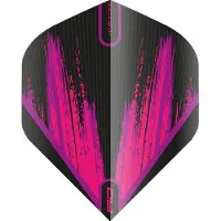 Red Dragon - Hardcore Radical Zwart en Roze extra dikke dart vluchten - 4 sets per pakket (12 dartvluchten in totaal)
