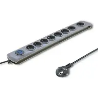 Qoltec 50167 Spannungsschutz 8 AC-Ausgänge