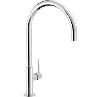 Tres Keukenmengkraan study exclusive 1-hendel uitloop gebogen 26 cm rond chroom