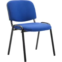 CLP Ken Eetkamerstoel - Stof blauw