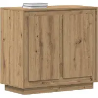 vidaXL Dressoir Artisan-Eik, 80 x 40 x 75 cm, houtvezel
