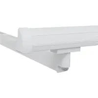 vidaXL Handmatig Afsheringsframe 4 x 2 m Wit Gepoedercoat aluminium