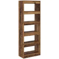 vidaXL Boekenkast 5-laags 60 x 30 x 166 cm Bewerkt hout Oud hout