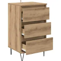 vidaXL Dressoir Artisan Eiken 40 x 35 x 70 cm
