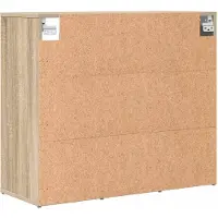 vidaXL Schoenenkast 77,5 x 30 x 67 cm Bewerkt hout Sonoma Eik