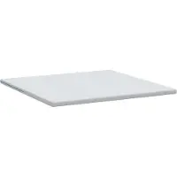 vidaXL Matras Topper Wit 200 x 200 cm Jacquard stof