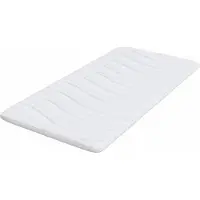 vidaXL Matras Topper Wit 120 x 200 cm Knit Stof