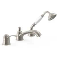 Tres Badrandkraan clasic mengkraan incl. Handdouche rvs