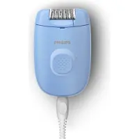 Philips Epilator Serie 2000, model BRE228/00. Elektrische epileerapparaat, blauw, voor gebruik met netstroom