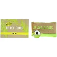 DKNY Be Delicious Geschenksset: Eau de Parfum 30ml + Tásje