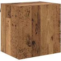vidaXL TV Wandkast 40,5x30x40cm Oud Hout Bewerkt hout