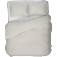 Kayori Dekbedovertrek Naka Offwhite Katoen-200 x 200 / 220 cm | 2-Persoons