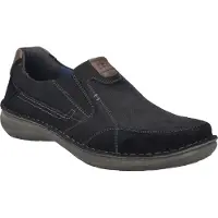 Josef seibel NEW ANVERS 01 herenschoenen - comfortabele slippers - enkelschoenen, zwart