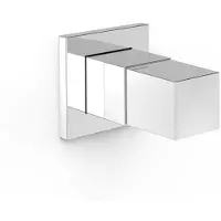 Tres Cuadro Stopkraan met schroefdraad 1/2 Chroom 00715501