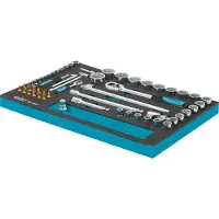 Hazet 163-118/57 Dopsleutelset Metrisch 1/4 (6,3 mm), 1/2 (12,5 mm) 57-delig