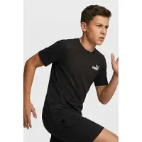 Puma Shirt 'ESS No. 1' zwart / wit