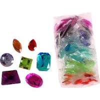 Grimm's 140 Giant Acrylic Glitter Stones