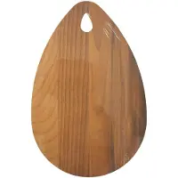 Fackelmann Snijplank ovaal, donker beuken 21 x 12 cm Wood Edition