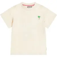 Tumble 'n dry T-shirt met backprint beige Meisjes Katoen Ronde hals Backprint - maat 122